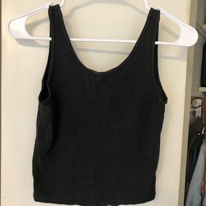 Energie black crop tank